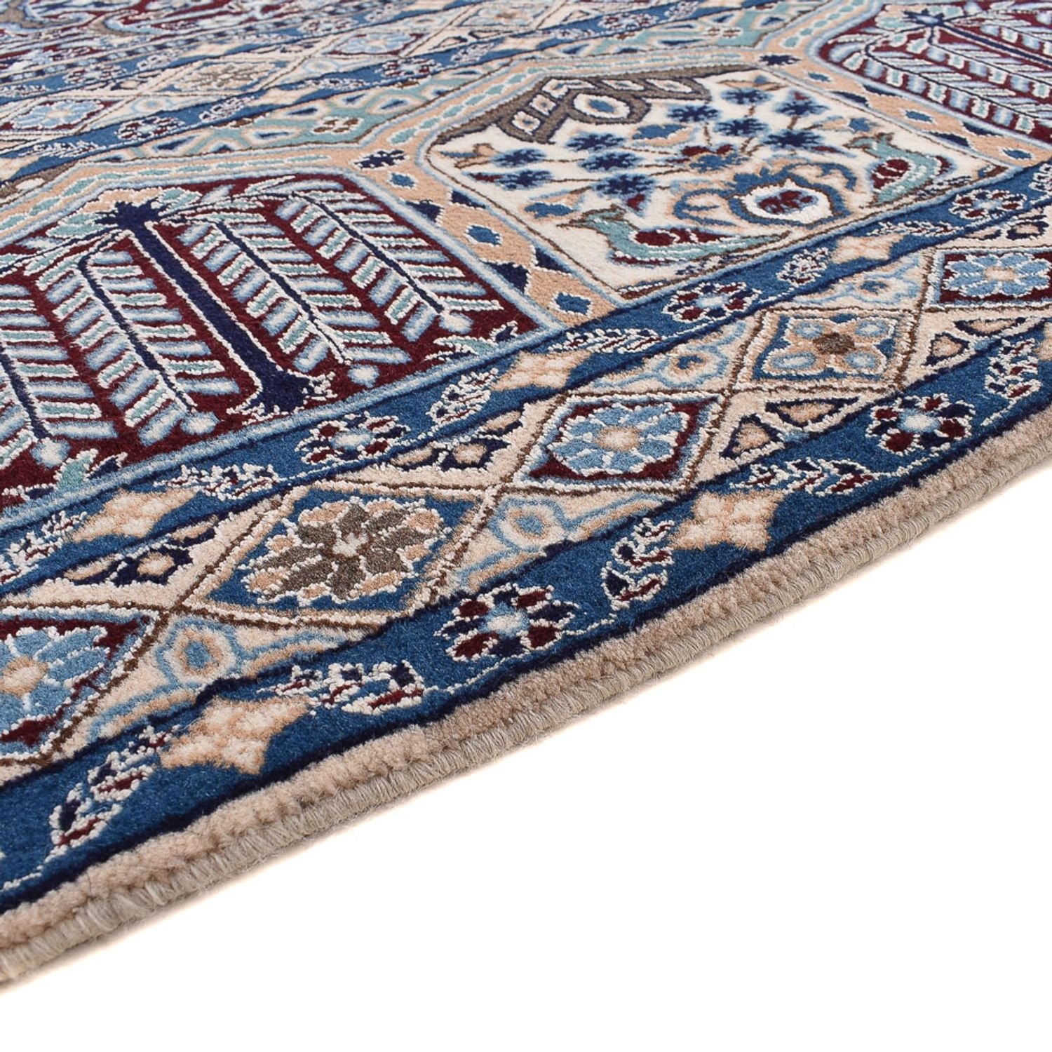 Tapis persan - Nain - Premium - 413 x 301 cm - gris