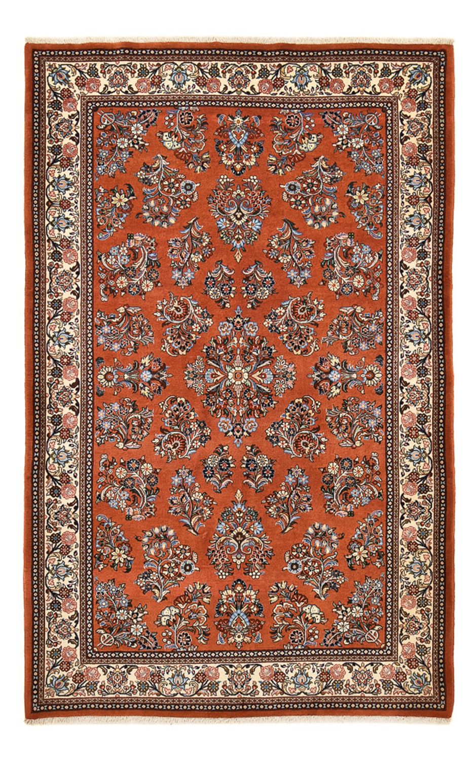Tapis persan - Classique - 252 x 162 cm - rouge