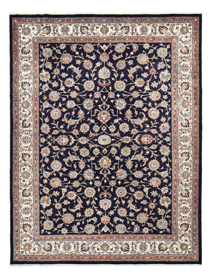 Tapis persan - Classique - Royal - 341 x 252 cm - bleu foncé