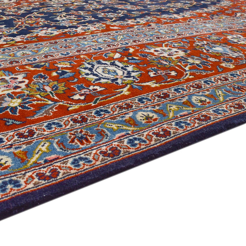 Tapis persan - Keshan - 350 x 255 cm - bleu foncé
