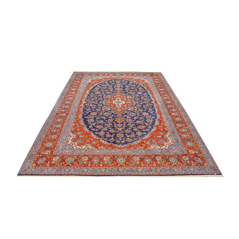 Tapis persan - Keshan - 350 x 255 cm - bleu foncé