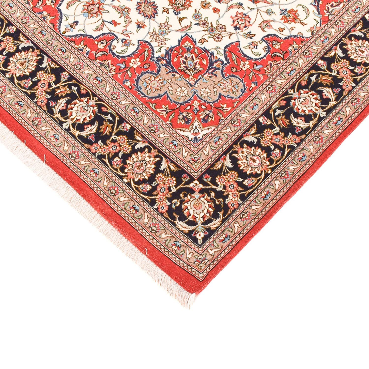 Tapis persan - Ghom - Royal - 207 x 134 cm - multicolore