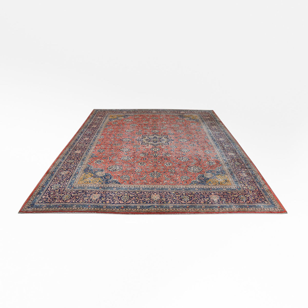 Tapis persan - Classique - Royal - 383 x 289 cm - rouge