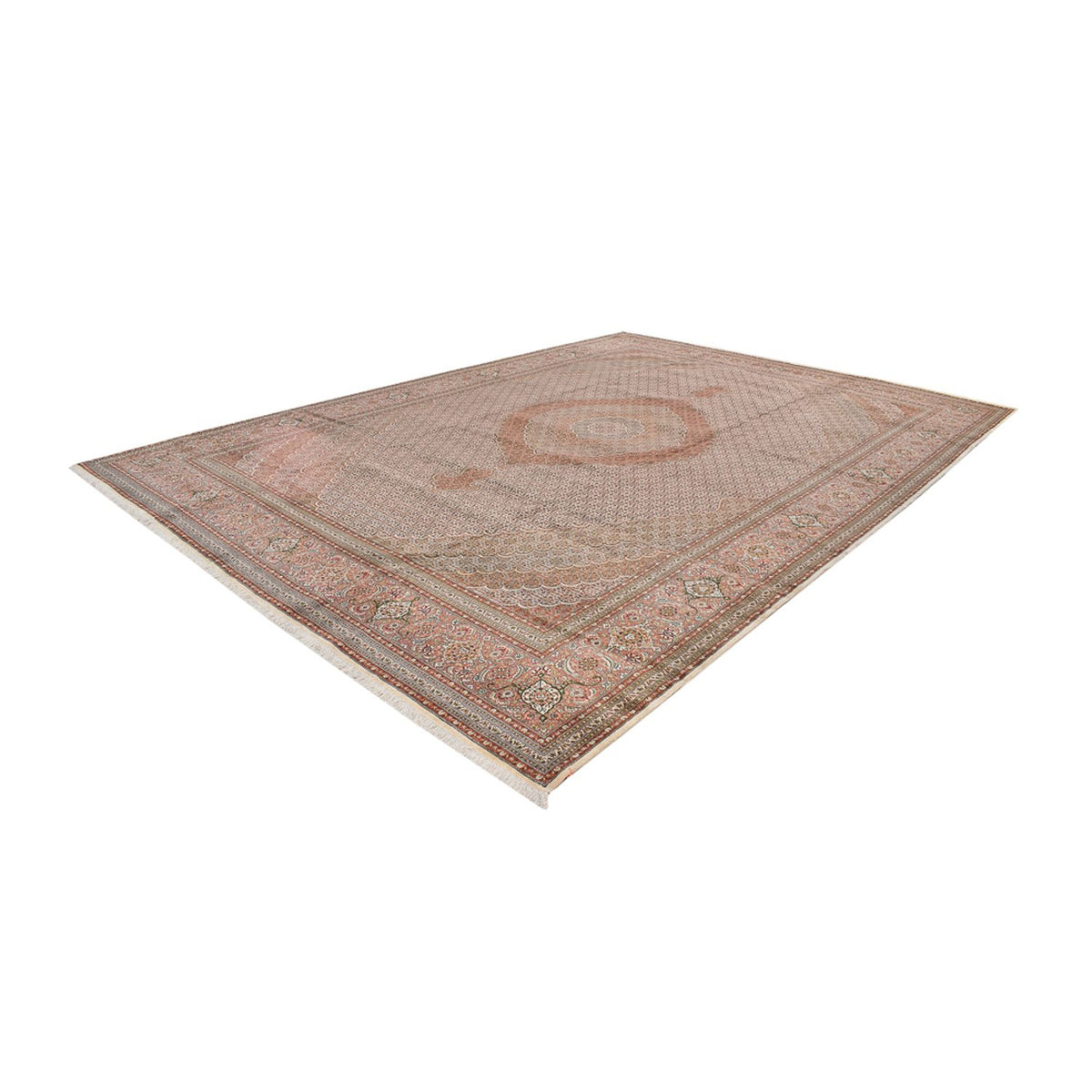 Tapis persan - Tabriz - Royal - 500 x 356 cm - beige foncé