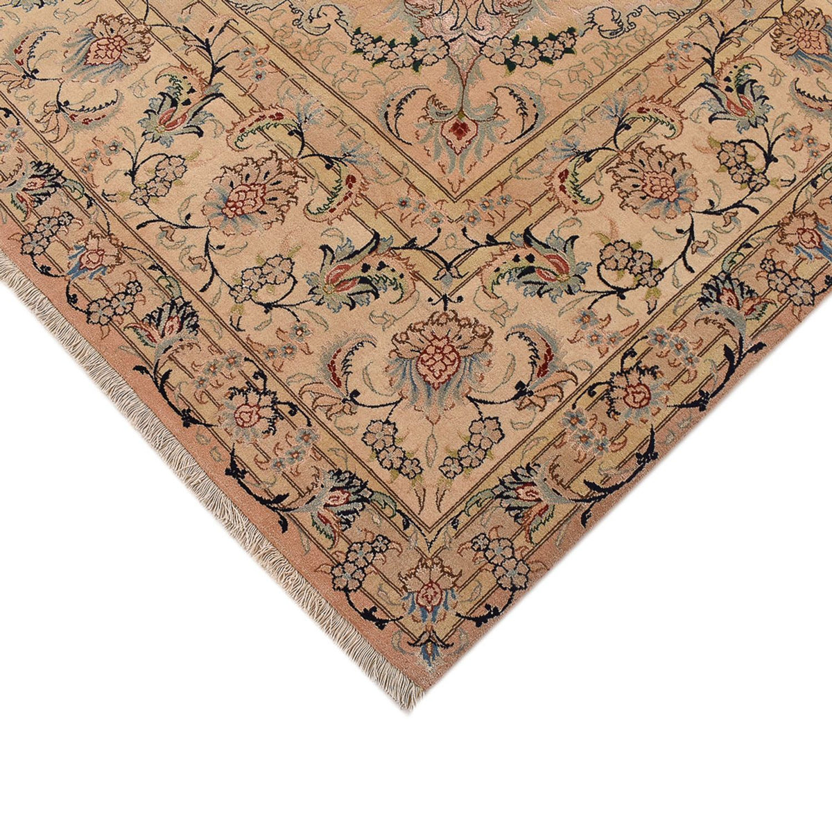 Tapis persan - Tabriz - Royal - 367 x 258 cm - beige foncé