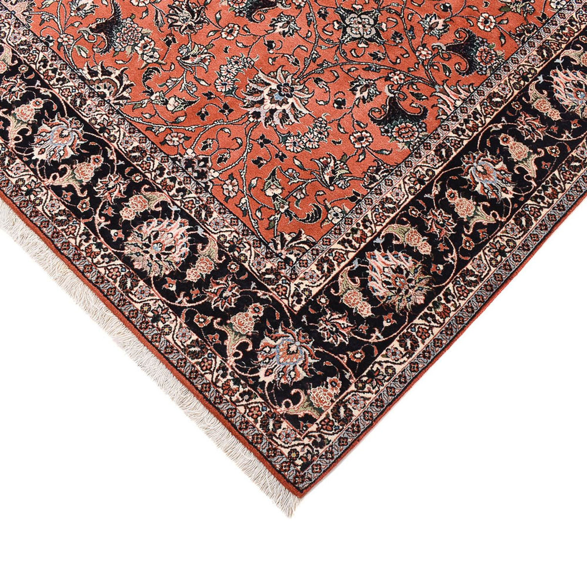 Tapis persan - Bidjar - 294 x 206 cm - rouge clair