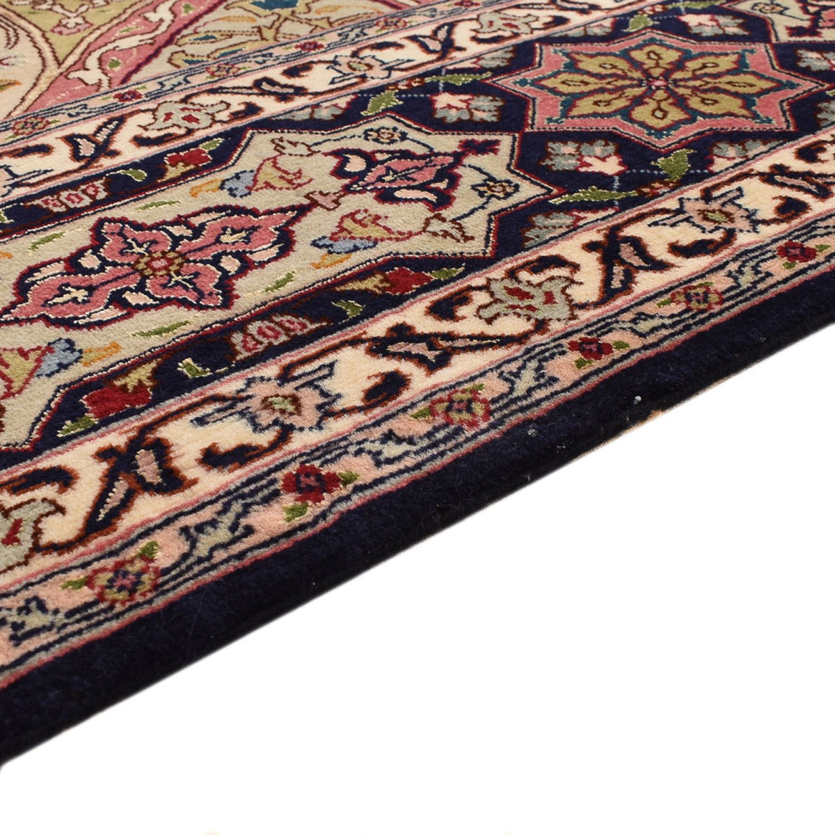 Tapis persan - Tabriz - Royal - 250 x 208 cm - beige foncé