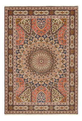 Tapis persan - Tabriz - Royal - 250 x 170 cm - beige foncé