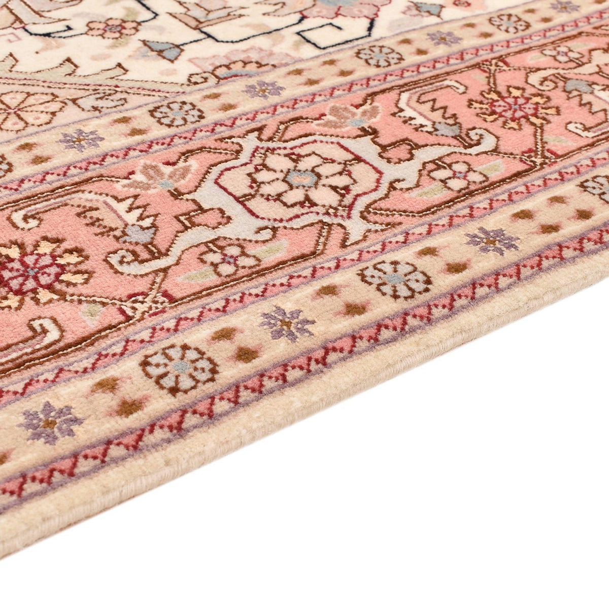 Tapis persan - Tabriz - Royal - 161 x 105 cm - rouge clair