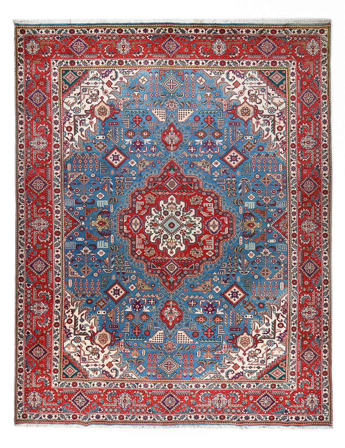 Tapis persan - Tabriz - Royal - 400 x 312 cm - bleu