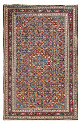 Tapis persan - Nomadic - 292 x 195 cm - rouge bordeaux
