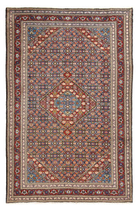 Tapis persan - Nomadic - 292 x 195 cm - rouge bordeaux