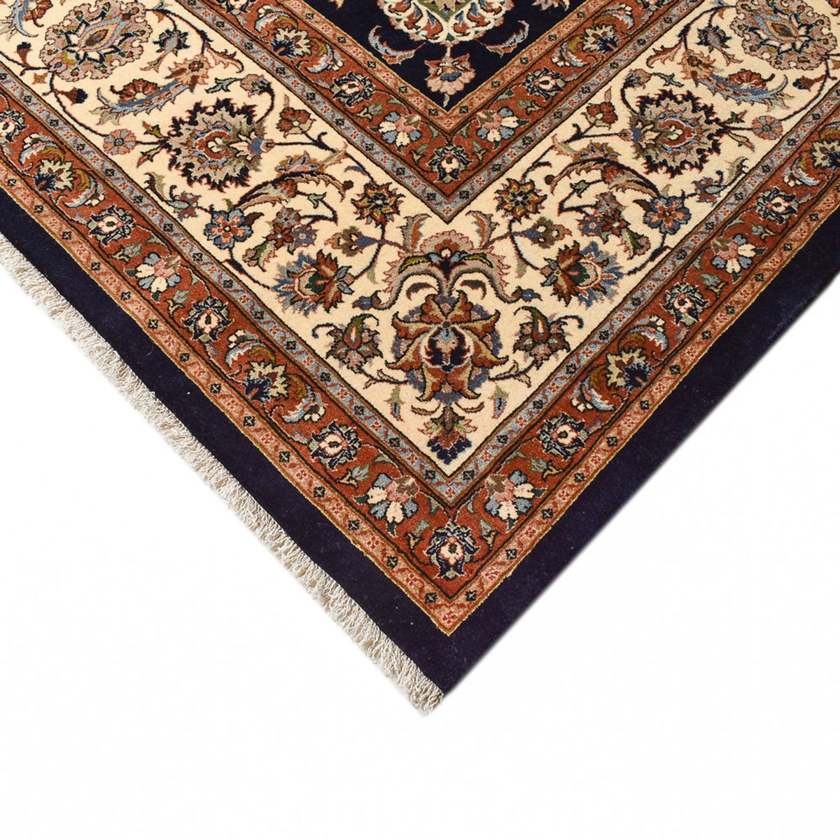 Tapis persan - Classique - Royal - 403 x 298 cm - bleu foncé