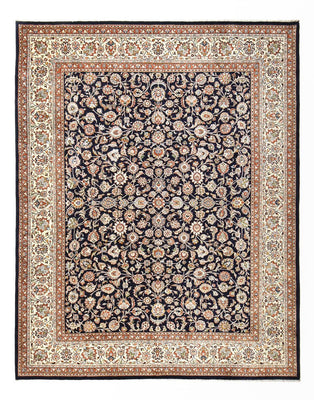 Tapis persan - Classique - Royal - 388 x 300 cm - bleu foncé