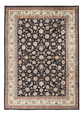 Tapis persan - Classique - Royal - 345 x 248 cm - bleu foncé