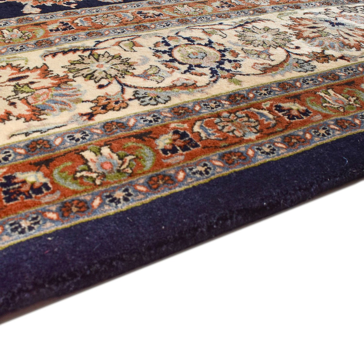 Tapis persan - Classique - Royal - 381 x 302 cm - bleu foncé
