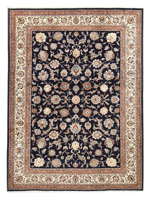 Tapis persan - Classique - Royal - 334 x 250 cm - bleu foncé