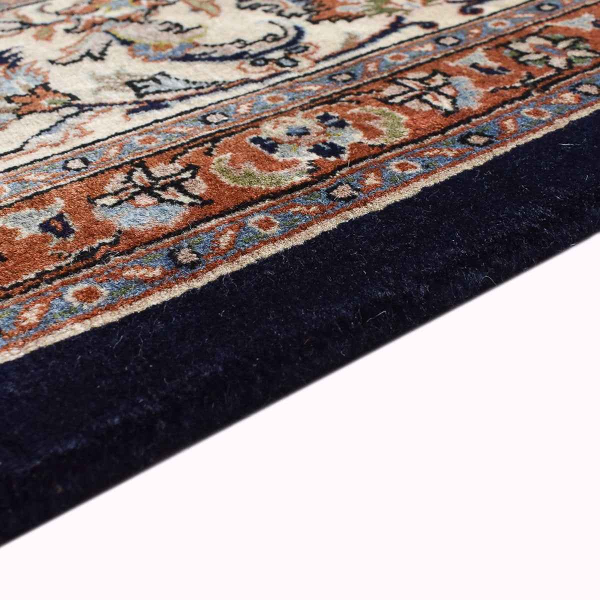 Tapis persan - Classique - Royal - 334 x 250 cm - bleu foncé