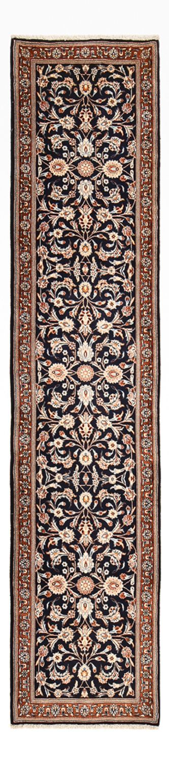 Tapis de couloir Tapis persan - Classique - 335 x 77 cm - bleu foncé