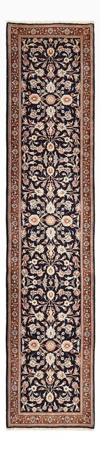 Tapis de couloir Tapis persan - Classique - 335 x 77 cm - bleu foncé