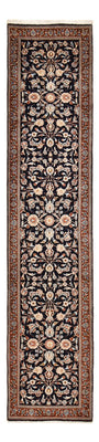 Tapis de couloir Tapis persan - Classique - 330 x 74 cm - bleu foncé