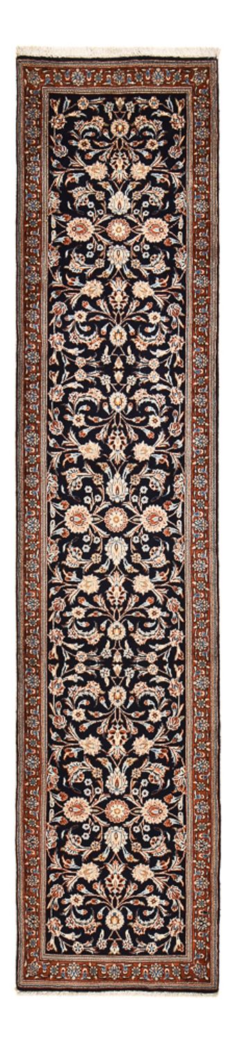 Tapis de couloir Tapis persan - Classique - 330 x 74 cm - bleu foncé