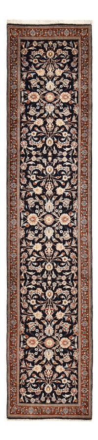 Tapis de couloir Tapis persan - Classique - 330 x 74 cm - bleu foncé