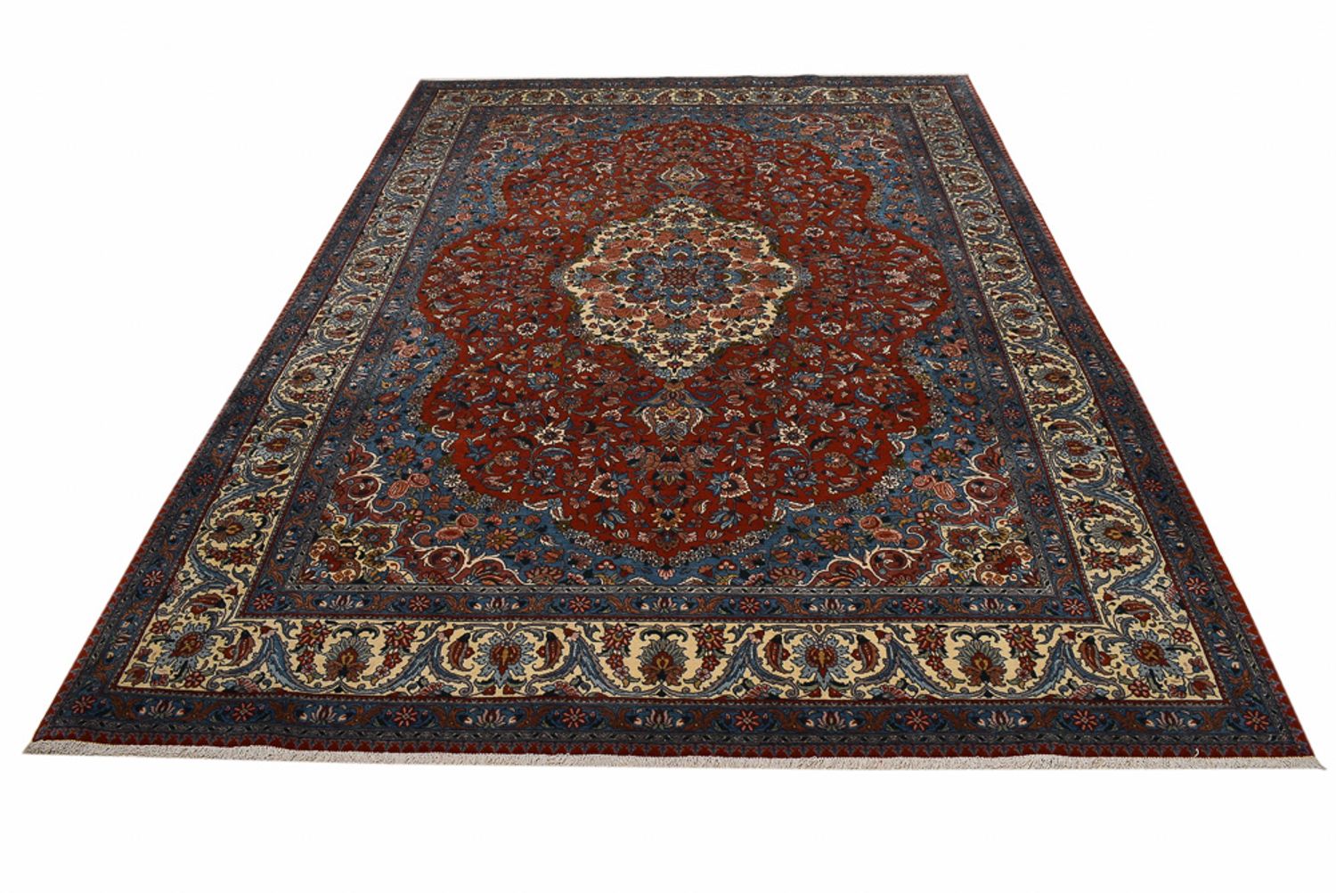 Tapis persan - Nomadic - 302 x 207 cm - rouge