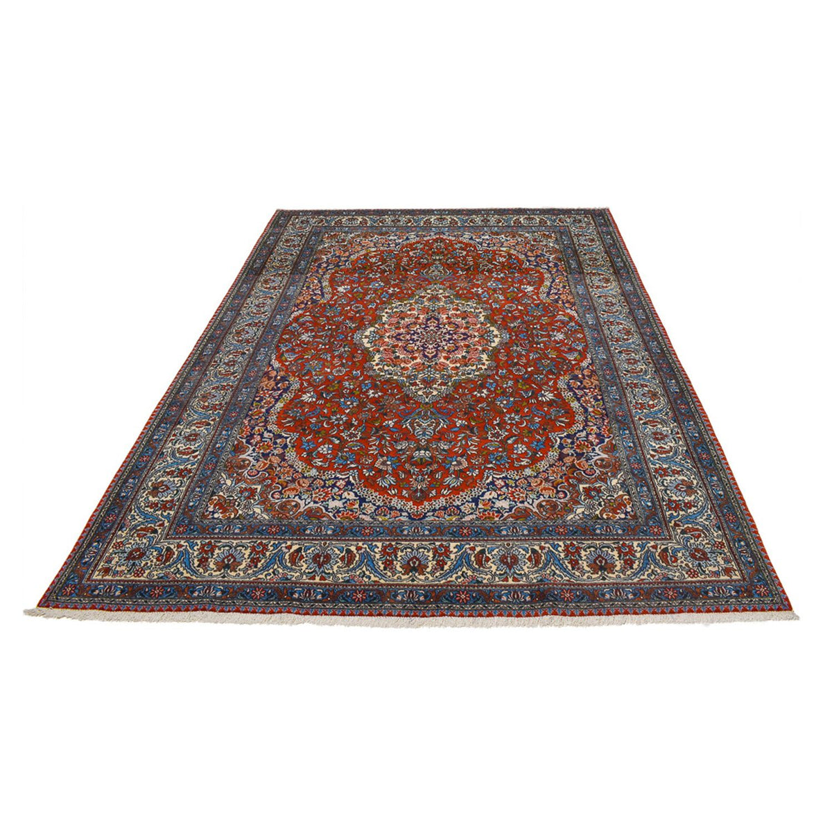 Tapis persan - Nomadic - 286 x 203 cm - rouge