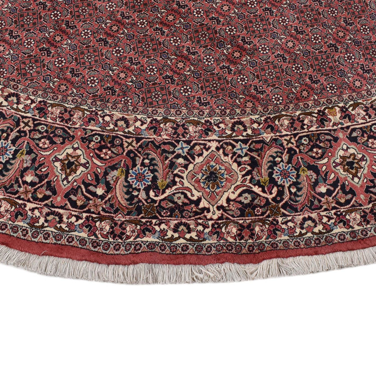 Tapis persan - Bidjar ronde  - 400 x 400 cm - rouille