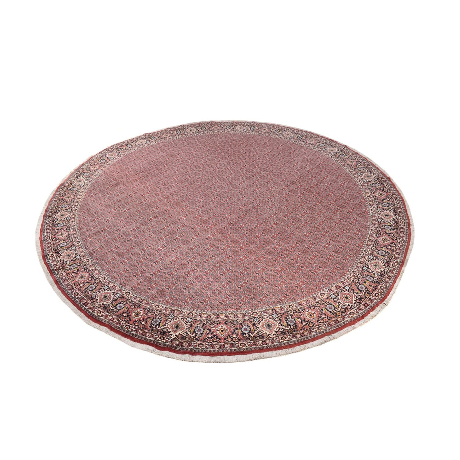 Tapis persan - Bidjar ronde  - 400 x 400 cm - rouille