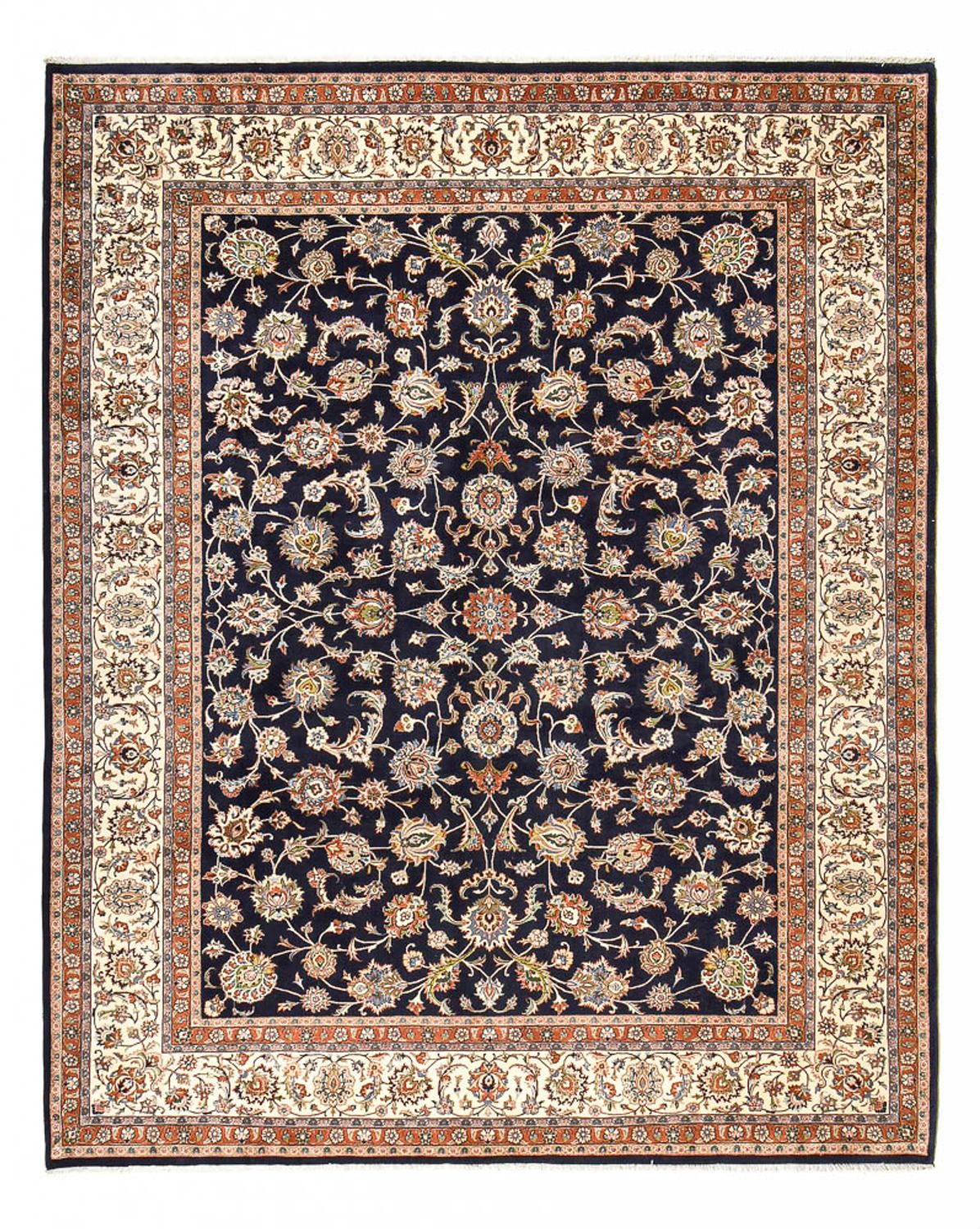 Tapis persan - Classique - Royal - 385 x 300 cm - bleu foncé