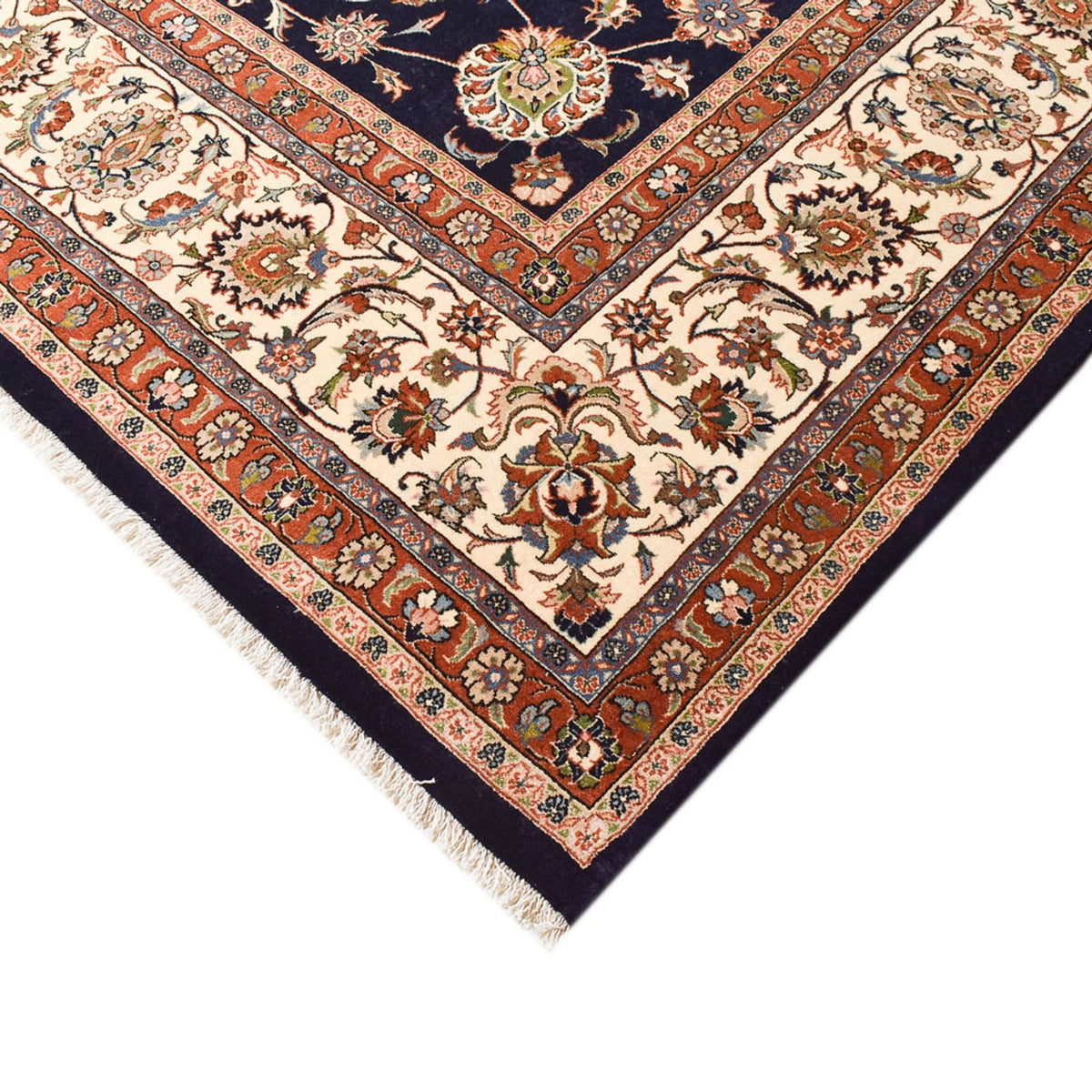 Tapis persan - Classique - Royal - 385 x 300 cm - bleu foncé