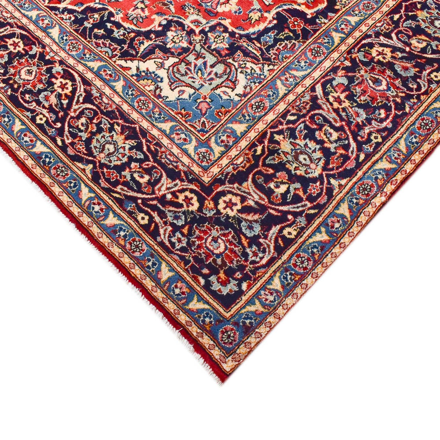 Tapis persan - Keshan - 344 x 250 cm - rouge