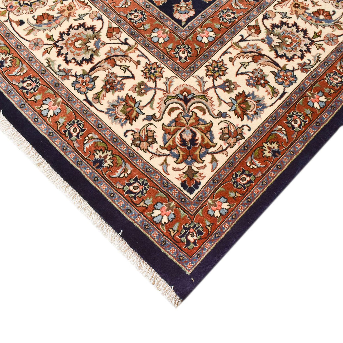 Tapis persan - Classique - Royal - 398 x 298 cm - bleu foncé