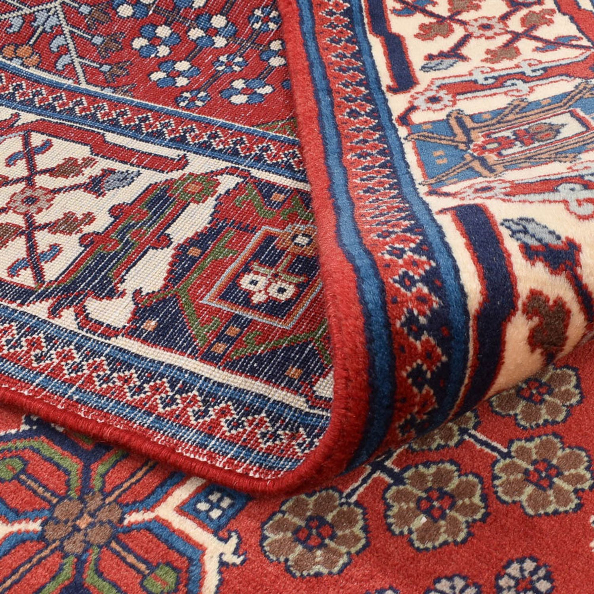 Tapis persan - Nomadic - 200 x 140 cm - rouge