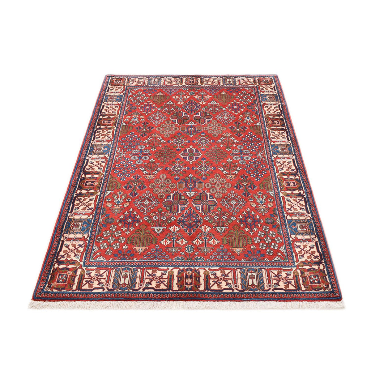 Tapis persan - Nomadic - 200 x 140 cm - rouge