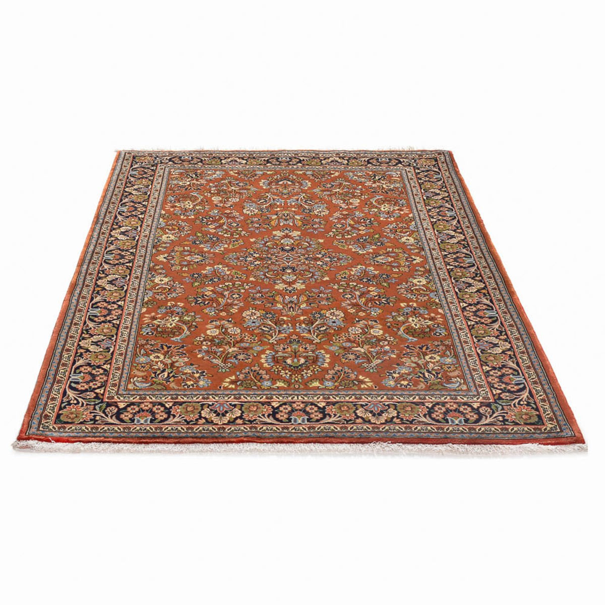 Tapis persan - Classique - 207 x 138 cm - rouge foncé