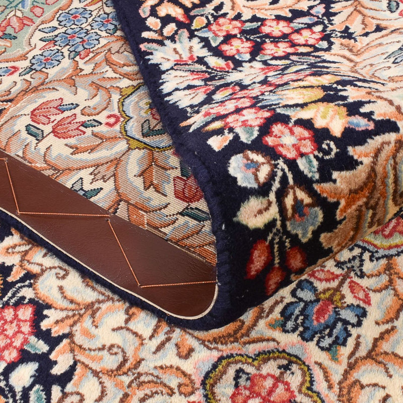 Tapis persan - Royal - 236 x 153 cm - bleu foncé