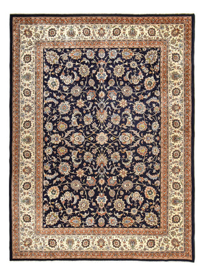 Tapis persan - Classique - Royal - 400 x 303 cm - bleu foncé