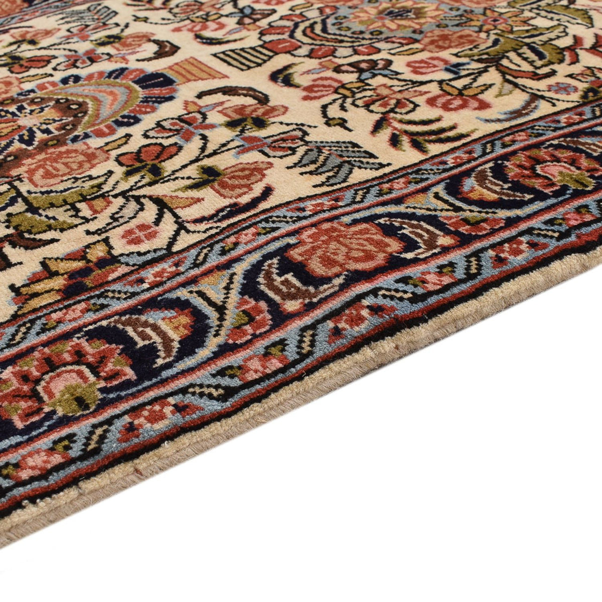 Tapis de couloir Tapis persan - Bidjar - 314 x 55 cm - beige