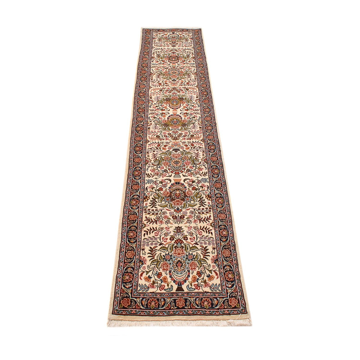 Tapis de couloir Tapis persan - Bidjar - 313 x 59 cm - beige