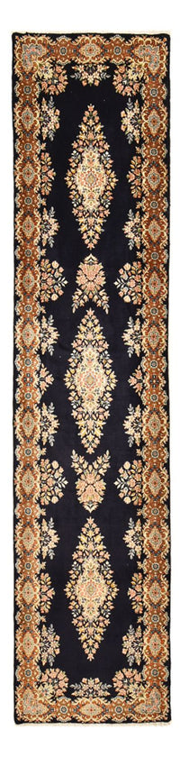 Tapis de couloir Tapis persan - Royal - 415 x 96 cm - bleu foncé