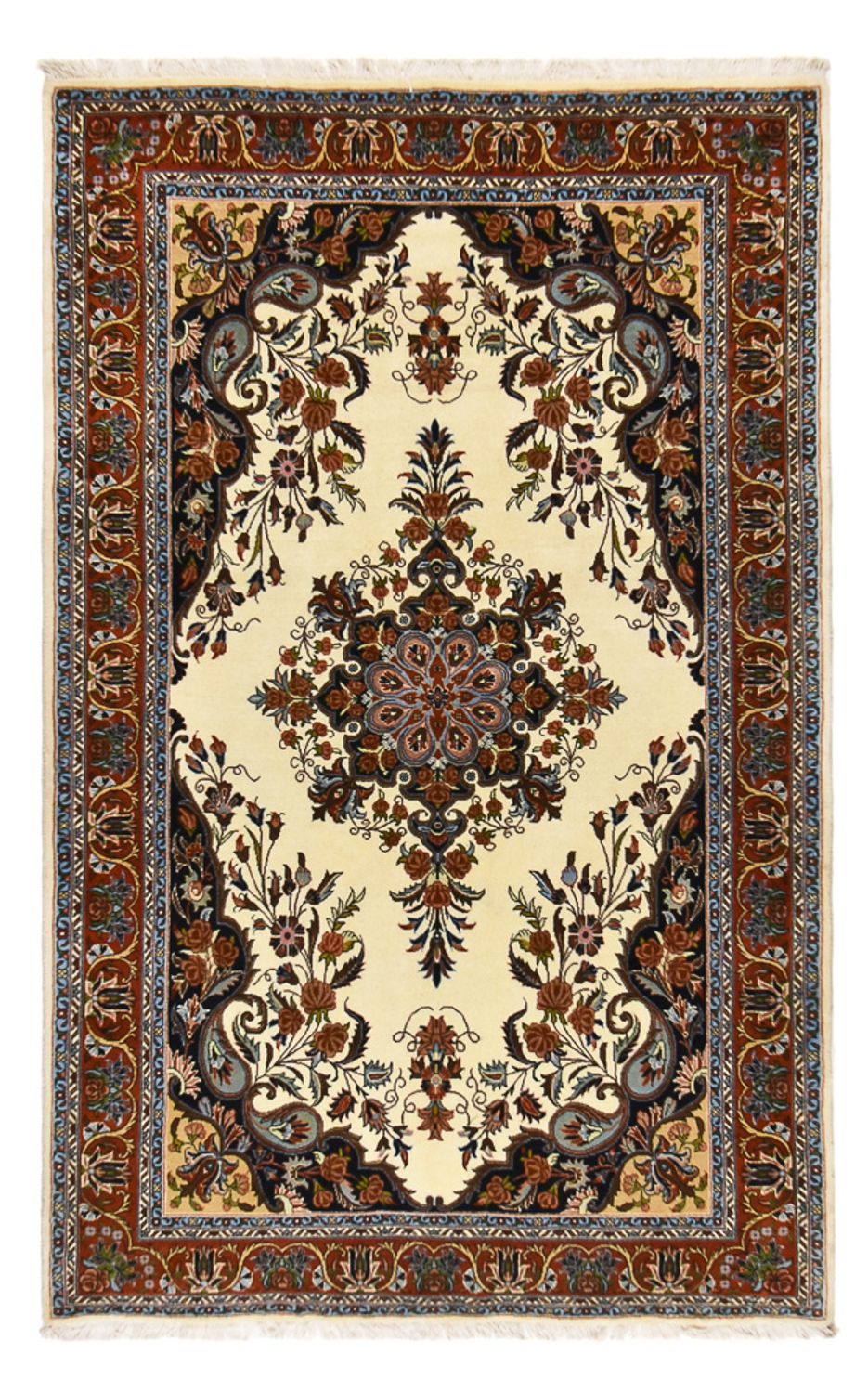 Tapis persan - Classique - 217 x 131 cm - beige clair