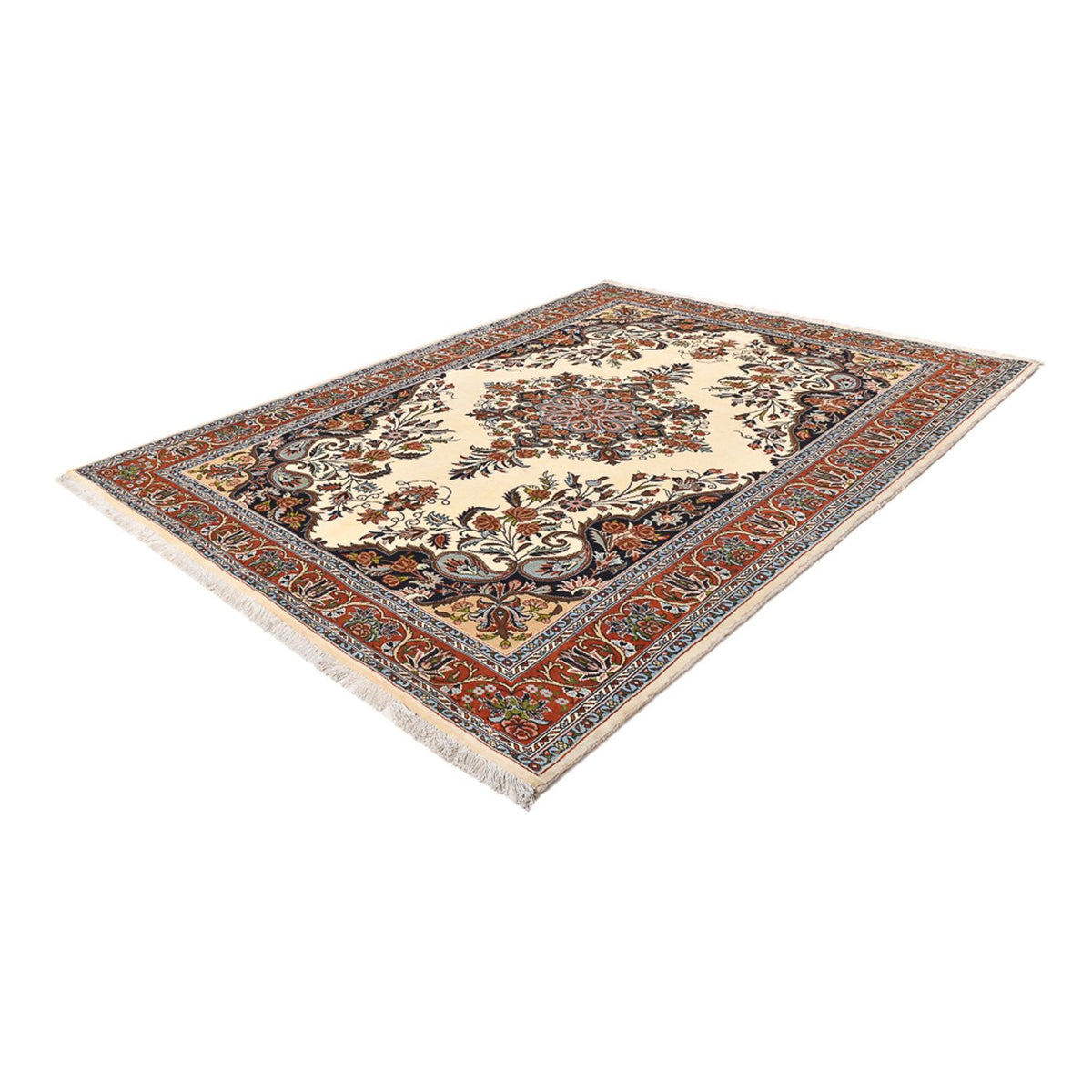 Tapis persan - Classique - 217 x 131 cm - beige clair