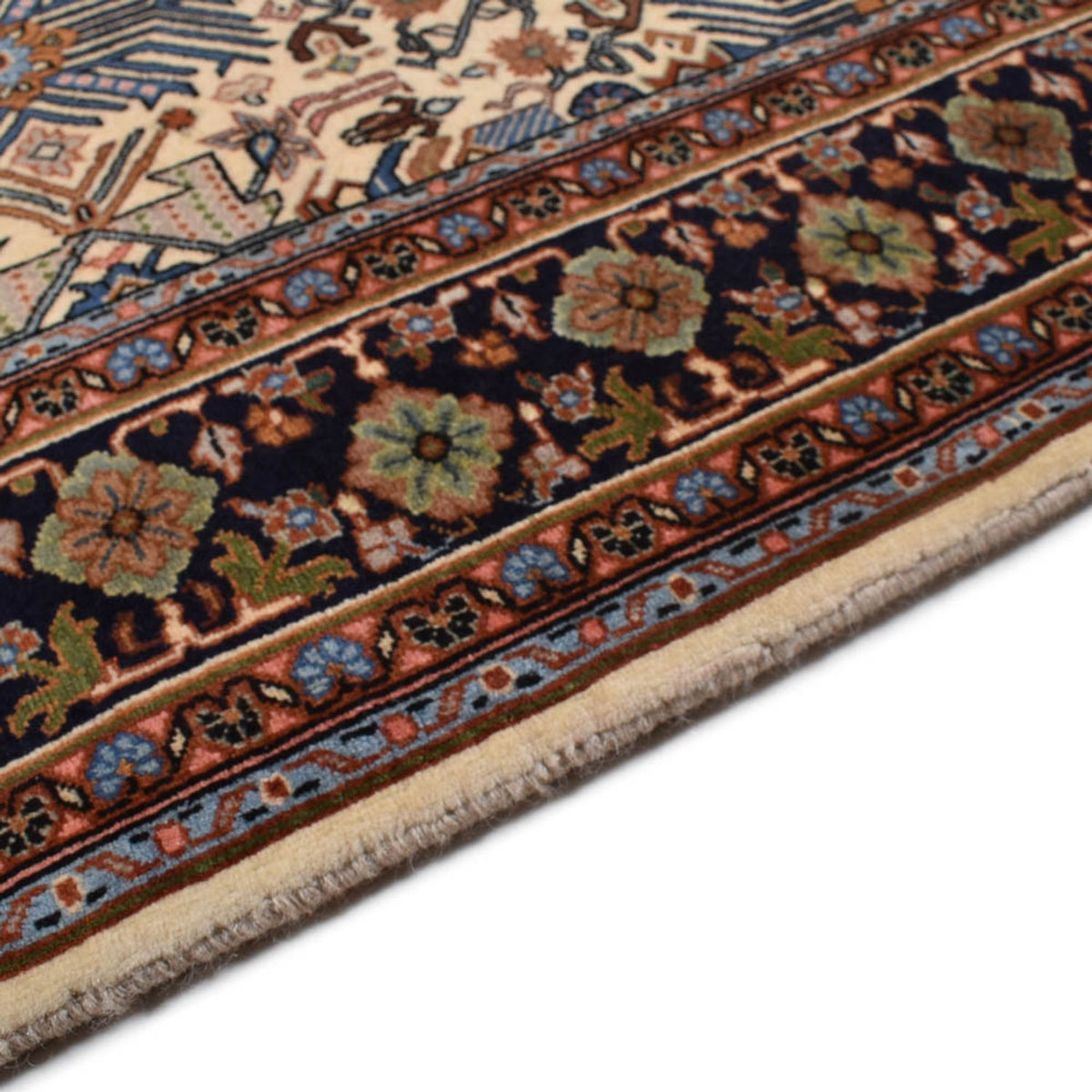 Tapis persan - Classique - 197 x 130 cm - beige clair