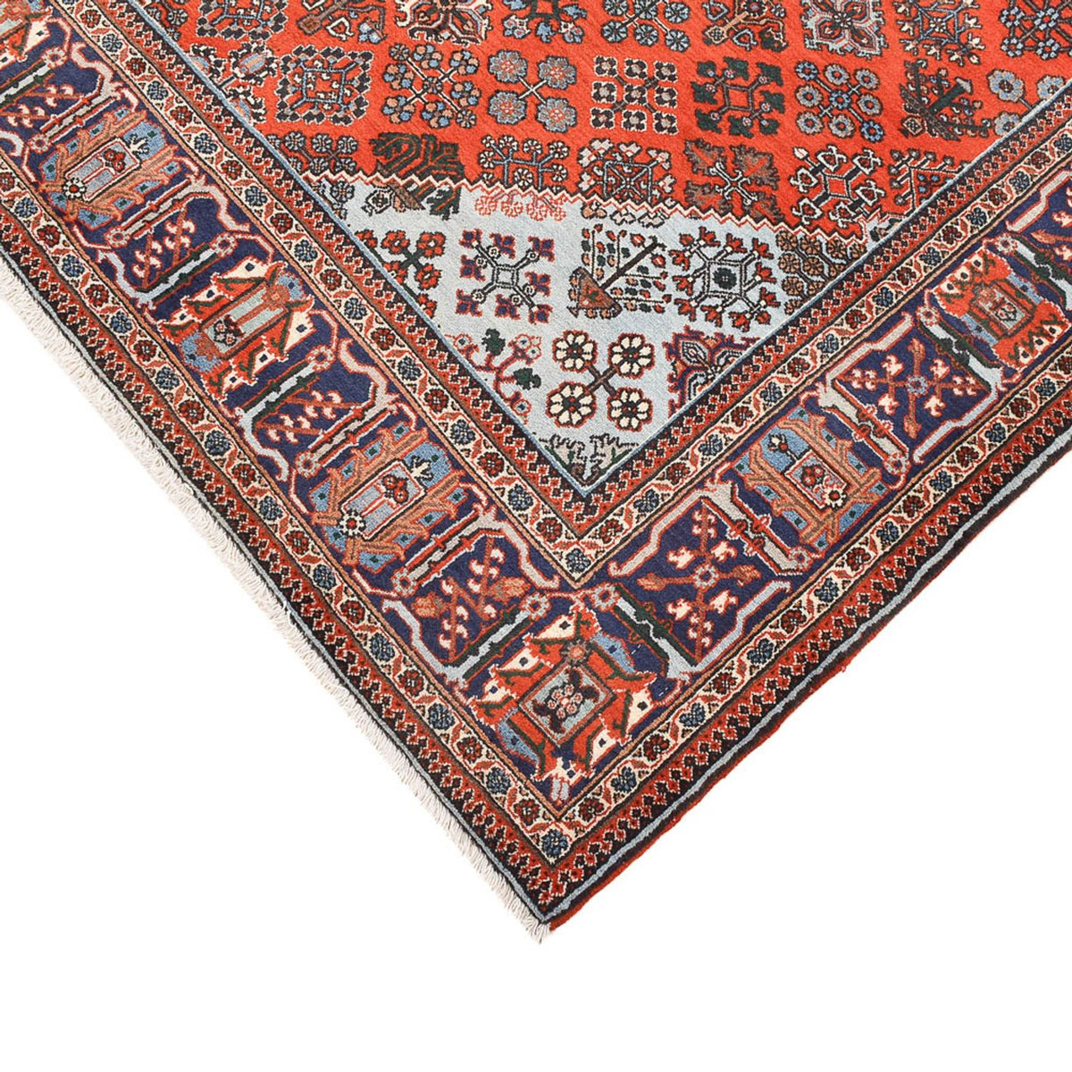 Tapis persan - Nomadic - 248 x 168 cm - rouge