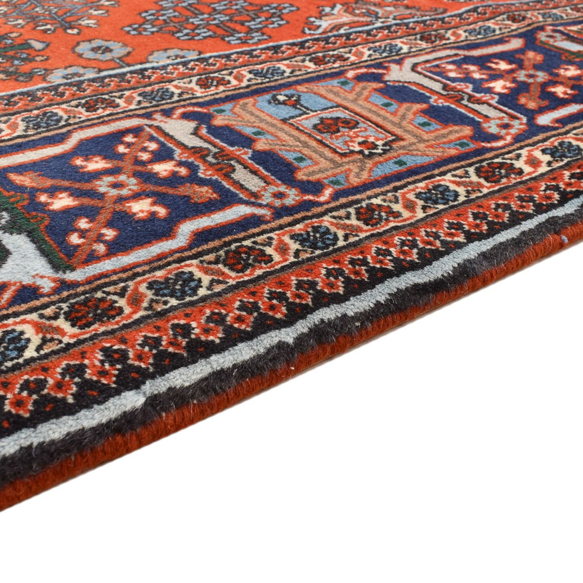 Tapis persan - Nomadic - 248 x 168 cm - rouge
