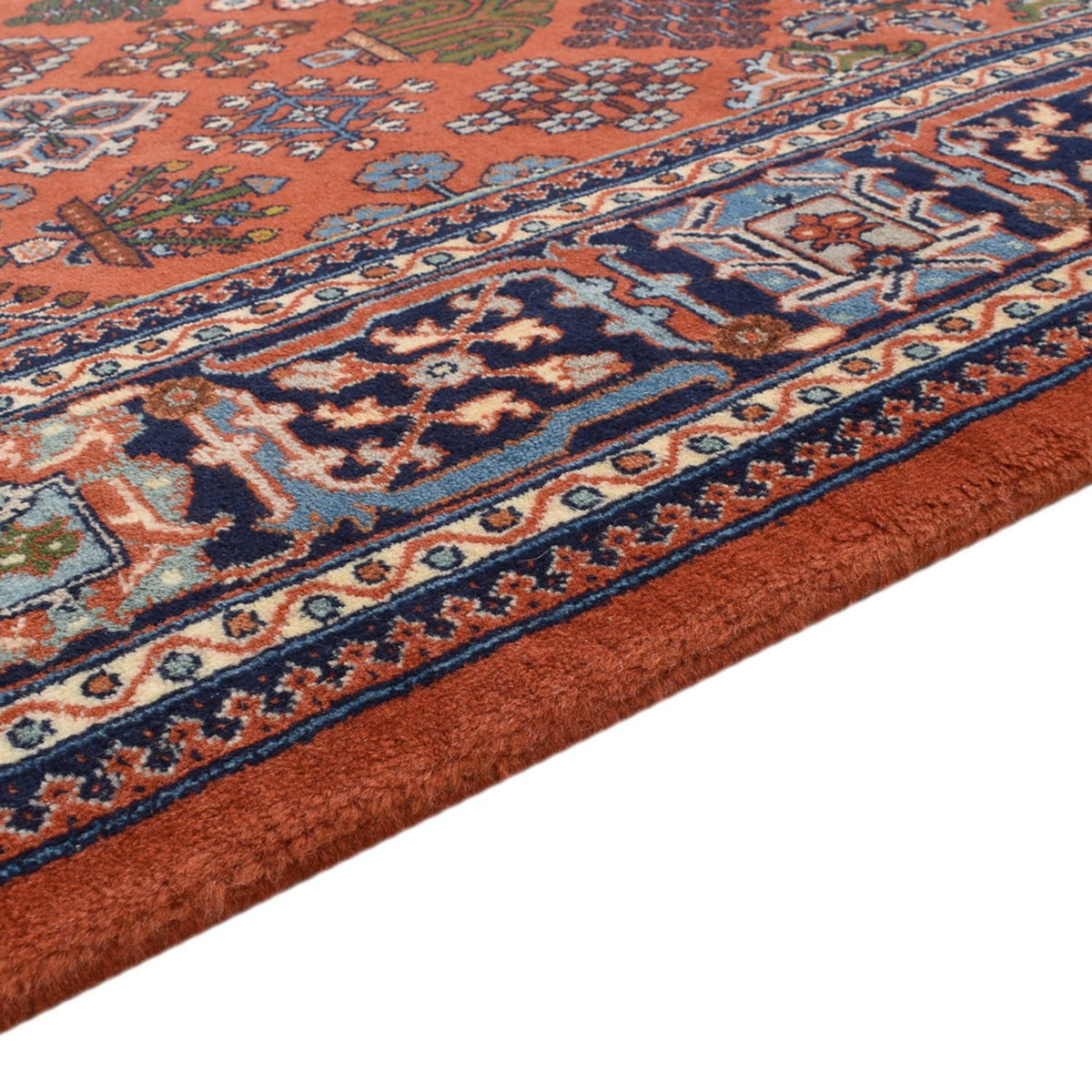 Tapis persan - Nomadic - 248 x 168 cm - rouge