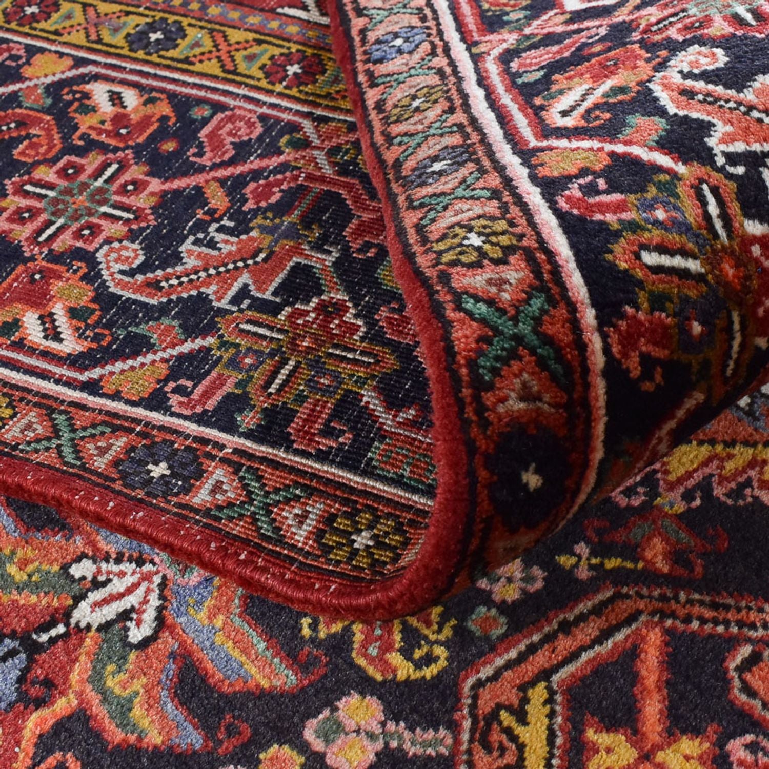 Tapis persan - Nomadic - 377 x 297 cm - rouge